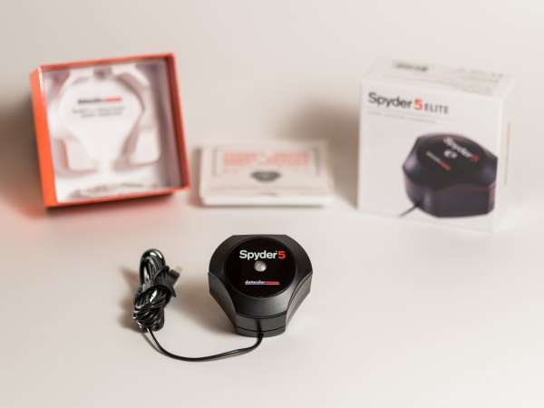 Contenu du coffret Spyder5Pro