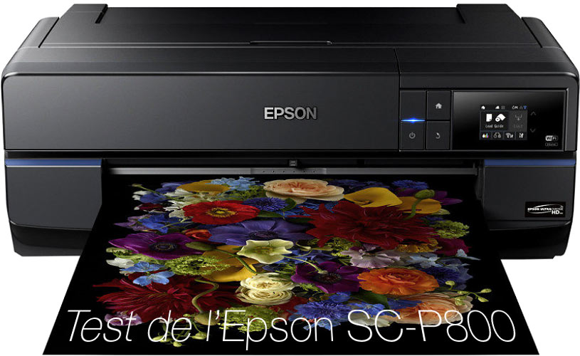 Test de l'imprimante Epson SC-P800