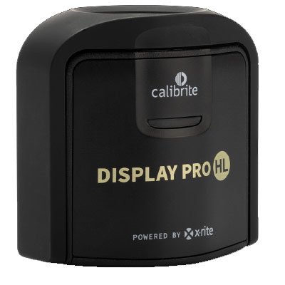 Le Display Pro HL de Calibrite et son diffuseur de lumière ambiante