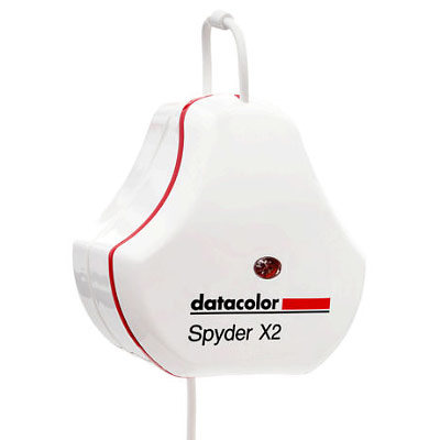 Le Spyder X2 Elite de Datacolor et son diffuseur de lumière ambiante