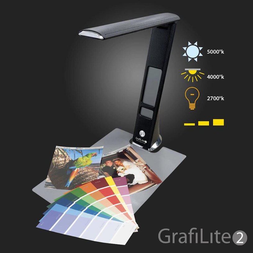 GrafiLite 2 et ses trois températures de couleur d'éclairage