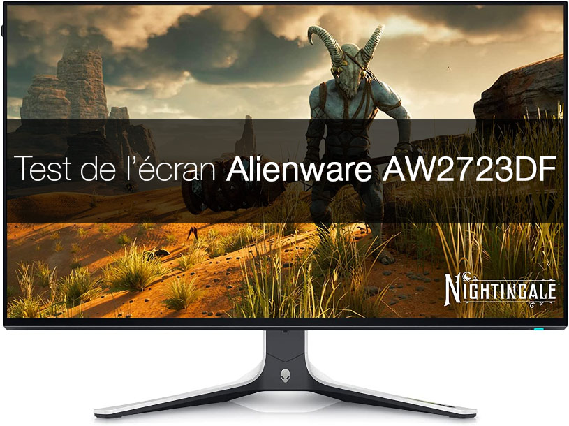 Test de l'Alienware AW2723DF