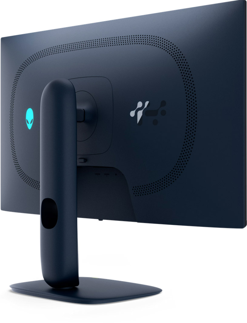 Arrière de l'écran Alienware AW2725D sans rétro-éclairage Arrière de l'écran Alienware AW2725D sans rétro-éclairage