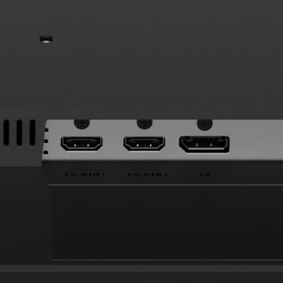 Connectique de l'Alienware AW2726DM
