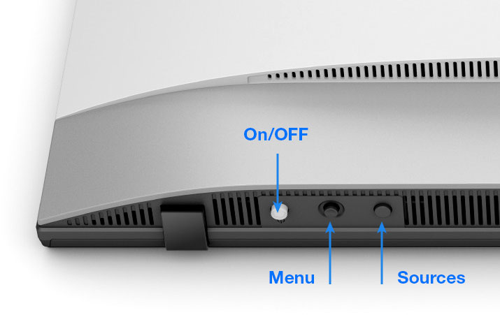 Boutons du menu du BenQ PD3226G
