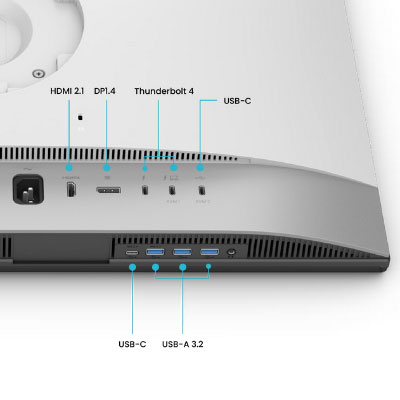 Connectique du BenQ PD3226G