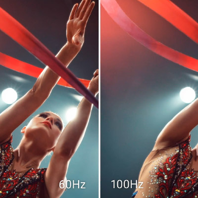 Fréquence de rafraîchissement 100 Hz du Dell P3225DE