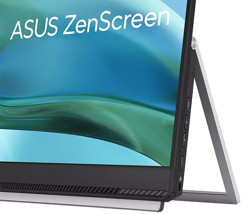 Boutons des menus de l'ASUS MB249C