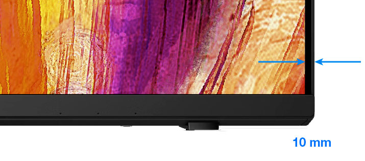 Épaisseur des bords du BenQ PD2730S