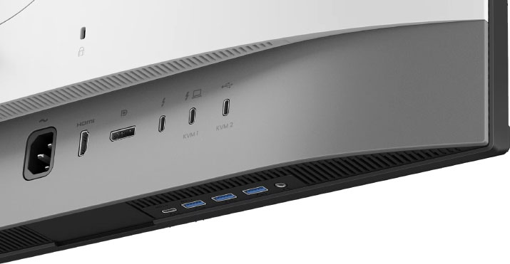 La connectique complète du BenQ PD2730S