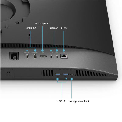 Connectique du BenQ PD2770U