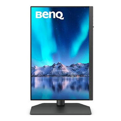 Écran BenQ SW242Q en position portrait