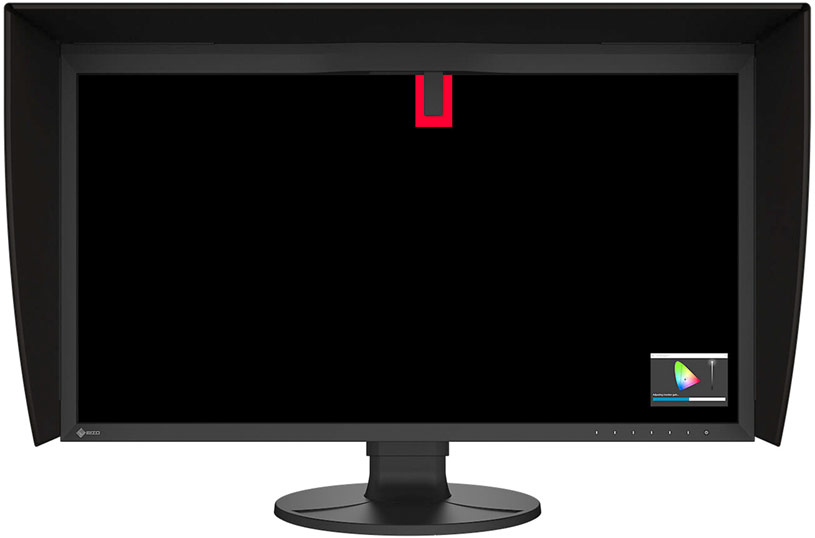 Écran EIZO CG3100X, son colorimètre intégré et ColorNavigator