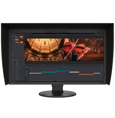 Écran EIZO CG3100X et sa casquette