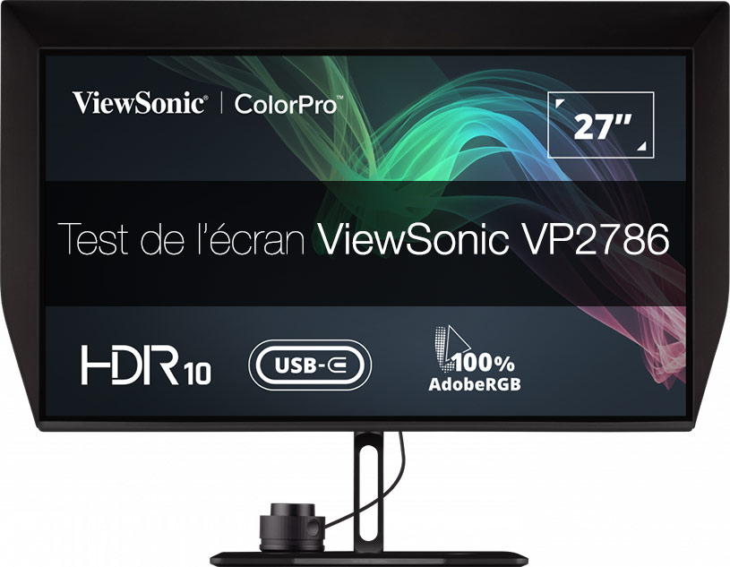 Test de l'écran ViewSonic VP2786-4K