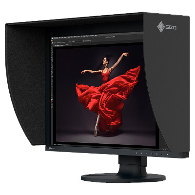 Écran EIZO CG2400S et sa casquette