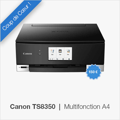 Test Canon Pixma TS8350 : l'imprimante jet d'encre multifonction par  excellence - Les Numériques