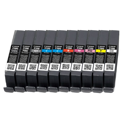 Cartouches d'encre sur l'imprimante Canon PRO-310