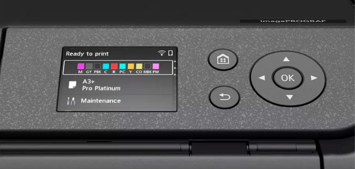 Ecran de la Canon Pro-310