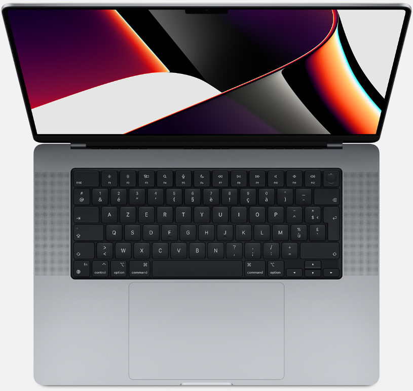 MacBook Pro 16 pouces Apple de 2021 à puce M1