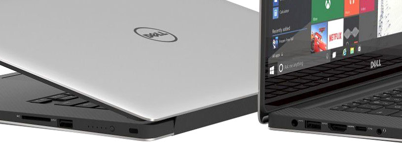 Connectiques du Dell XPS 15,6 pouces UHD OLED de 2019