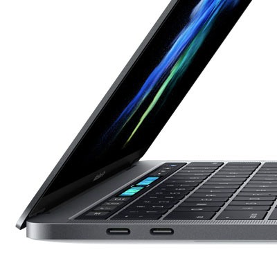 Connectique usb-c des MacBook Pro 13 pouces Apple de 2017